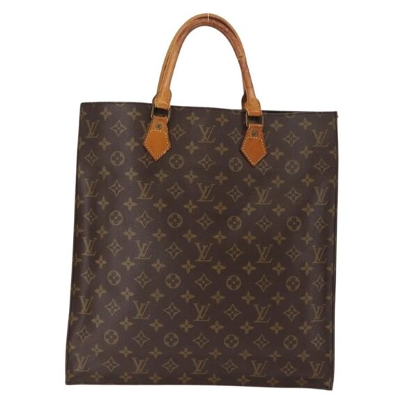 LOUIS VUITTON Monogram Sac Plat Hand Bag M51140 LV Auth BA6954 - Picture 3 of 16